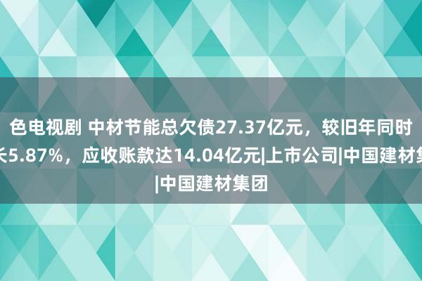 色电视剧 中材节能总欠债27.37亿元，较旧年同时增长5.87%，应收账款达14.04亿元|上市公司|中国建材集团